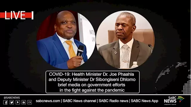 LIVE: Briefing on COVID-19 and vaccination rollout programme - SABC News - Breaking news, special reports, world, business, sport coverage of all South African current events. Africa's news leader.