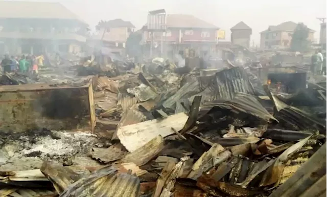 250 shops razed by fire in Anambra market