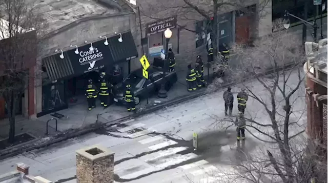 Car Crashes Into Catering Business In Edgewater, Causing Gas Leak