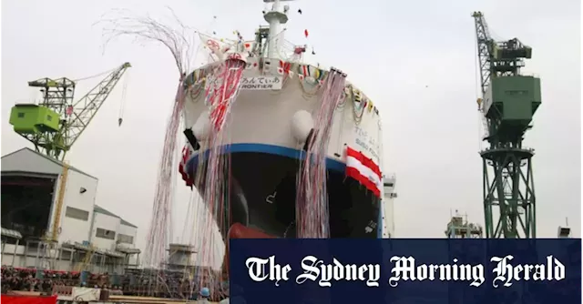 World’s first hydrogen ship docks in Australia, raising hope for a new industry