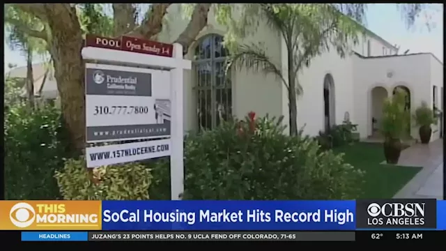 It's A Seller's Market: SoCal's Housing Market Hit Record-High Last Month