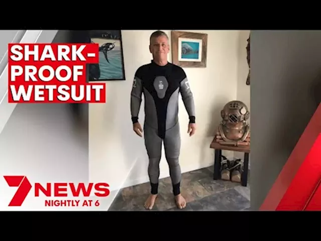 The shark-proof wetsuit about to hit the market in Queensland | 7NEWS