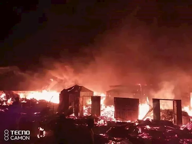 Multimillion naira goods destroyed as fire guts Niger market