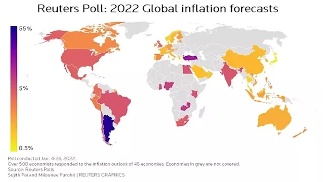 High inflation to stick this year, denting global growth - Poll - SABC News - Breaking news, special reports, world, business, sport coverage of all South African current events. Africa's news leader.