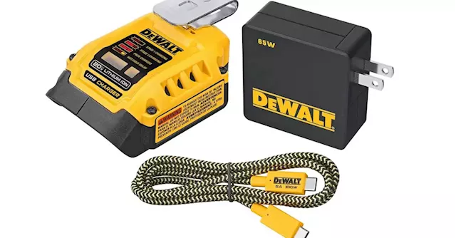 Power tool companies have discovered USB-C — and DeWalt’s two-way charger sounds awesome