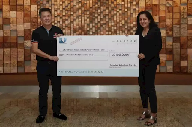 Founder of manufacturing company donates $100,000 to ST School Pocket Money Fund