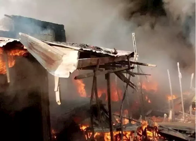 Fire guts Nguru market in Yobe, destroys property worth millions [Photos]