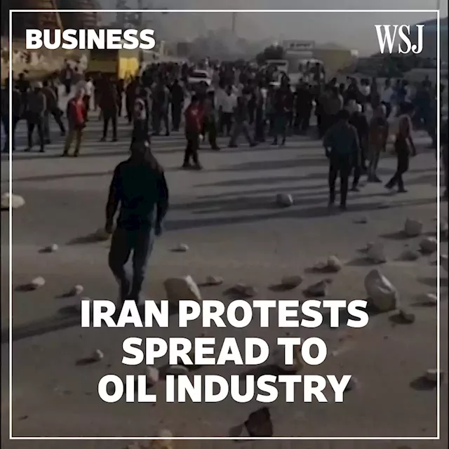 More Iran Oil Industry Workers Join Antigovernment Protests