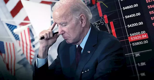 Economic woes deflating Biden include a tumbling stock market