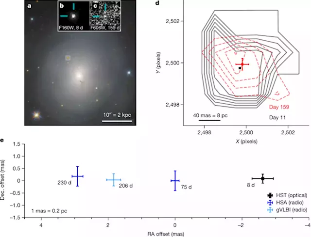 Optical superluminal motion measurement in the neutron-star merger GW170817 - Nature