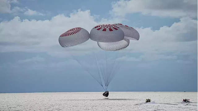 SpaceX capsule splashes down, returning 4 astronauts from Space Station - SABC News - Breaking news, special reports, world, business, sport coverage of all South African current events. Africa's news leader.