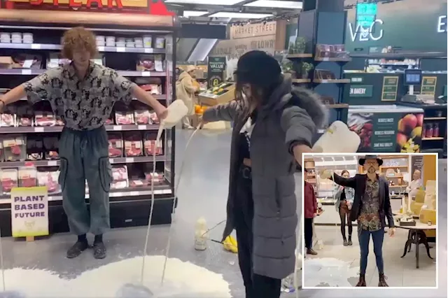 Teens are dumping milk on store floors to protest the ‘destructive’ dairy industry