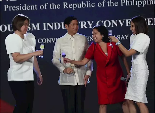 Marcos, VP Duterte share ‘unity toast’ for tourism industry