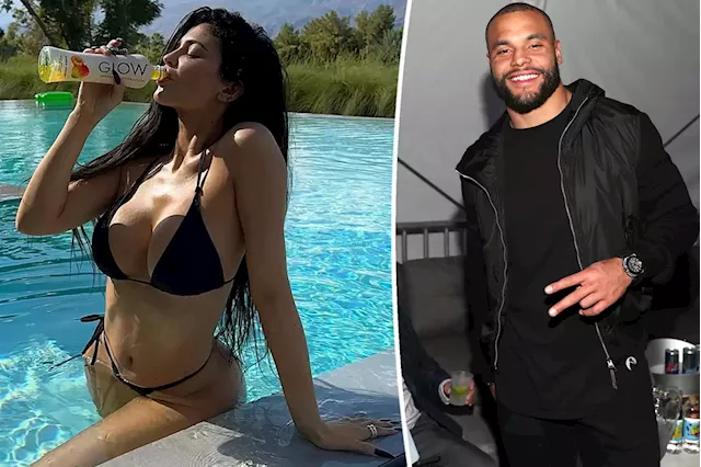 Kylie Jenner dives into sparkling water business with Dak Prescott