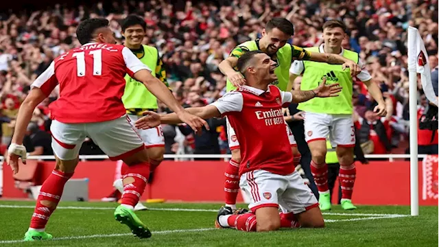 Arsenal stay top with derby win as 10-man Tottenham self-destruct - SABC News - Breaking news, special reports, world, business, sport coverage of all South African current events. Africa's news leader.