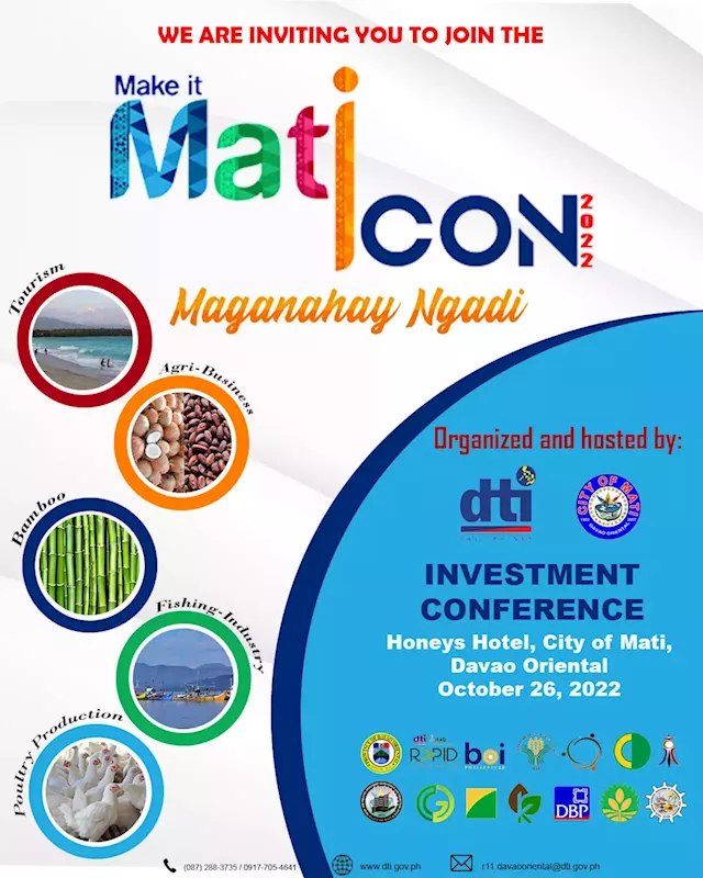 1st Mati City investment gab expected to corner P500-M