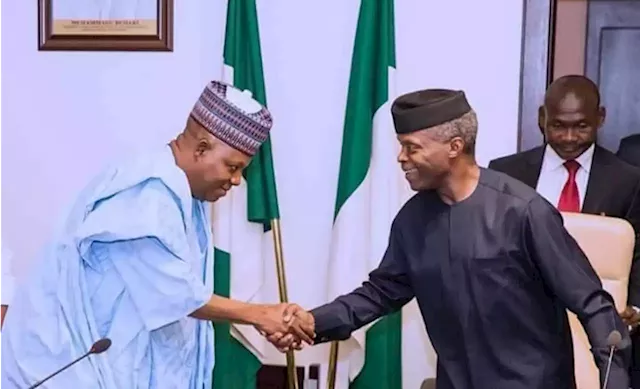 EXTRA: 'Chairman of Osinbajo ice cream company' -- VP jokes with Shettima | TheCable