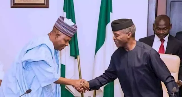 EXTRA: 'Chairman of Osinbajo ice cream company' -- VP jokes with Shettima | TheCable