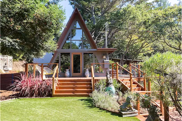 Rare Bay Area A-frame home hits the market