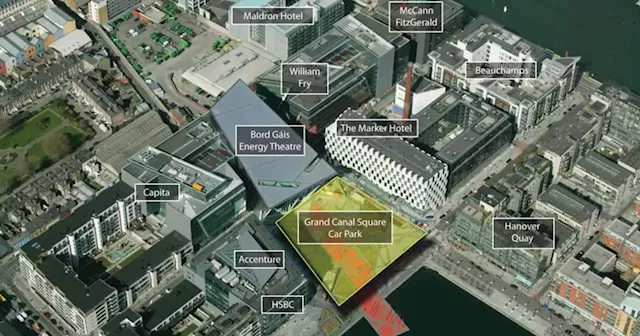 Grand Canal Square car park on the market at €18m