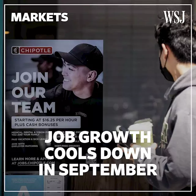 U.S. Economy Added 263,000 Jobs in September, Labor Market Shows Signs of Cooling