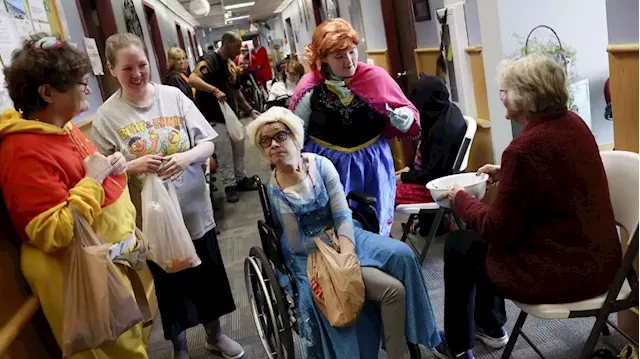 Ogden business holds Halloween celebration for disabled clients, community members