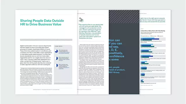 Sharing People Data Outside HR to Drive Business Value - SPONSORED CONTENT FROM Visier