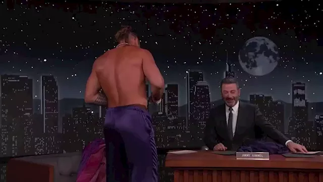 Watch Jason Momoa strip down on live TV to show off his Hawaiian malo | CNN Business