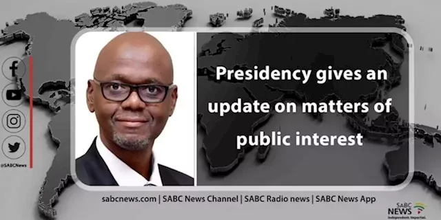 LIVE: Presidential spokesperson gives update on Ramaphosa's engagements - SABC News - Breaking news, special reports, world, business, sport coverage of all South African current events. Africa's news leader.