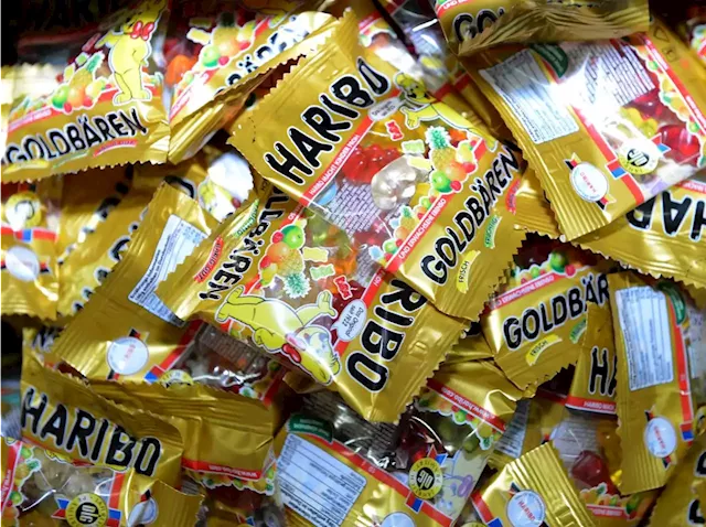 Gummy bear maker Haribo rewarded a man who found the company's lost $4.8 million check with candy. The man said the reward 'was a bit cheap.'