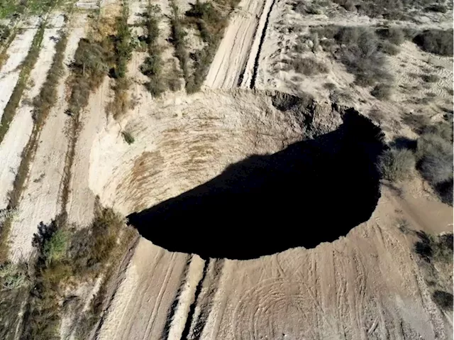 Canadian mining company to fill in giant mystery Chile sinkhole