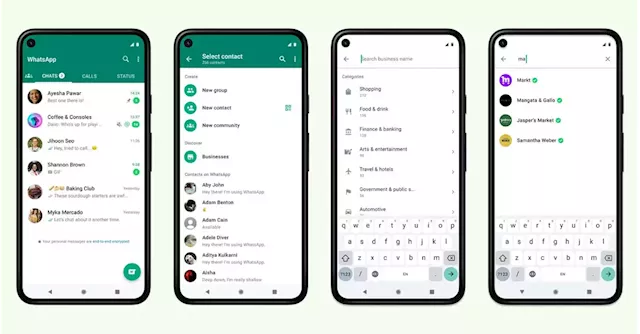 WhatsApp’s Yellow Pages-style business directory comes to five countries