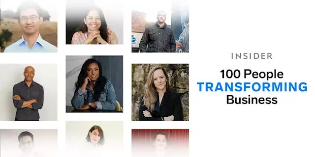 Insider Presents: The list of 100 people Transforming Business in 2022