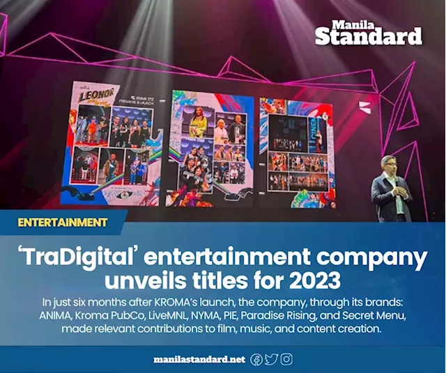 ‘TraDigital’ entertainment company unveils titles for 2023