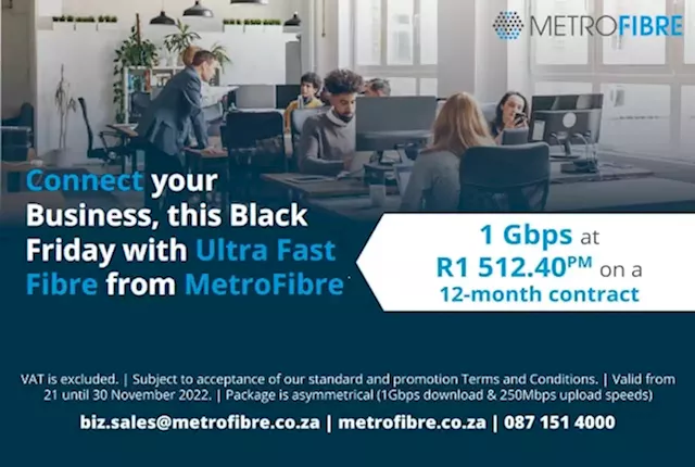 Your small business deserves fast, reliable fibre connectivity!