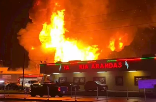 Firefighter suffers injuries while battling large blaze at business in Spring, officials say