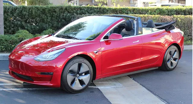 For $29,500, This Company Will Turn Your Tesla Model 3 Into A Convertible | Carscoops