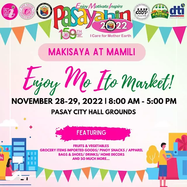 Pasay City launches 'Enjoy Mo Ito' market for reasonably priced goods