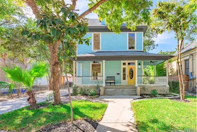 A historic San Antonio home once carved up into rental units is restored and back on the market