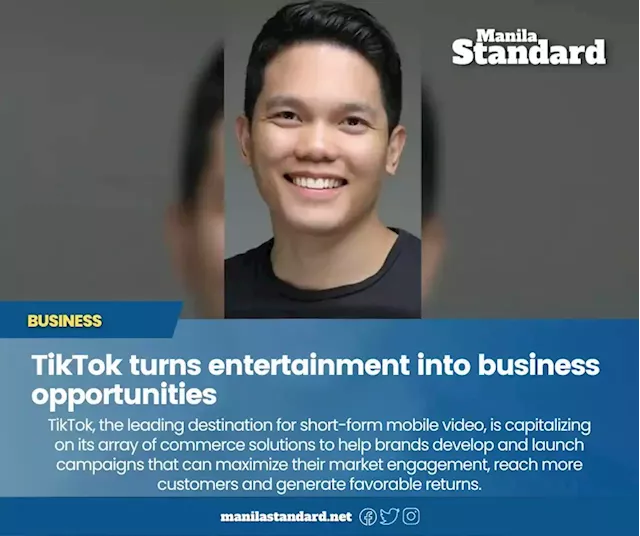 TikTok turns entertainment into business opportunities