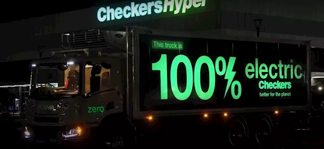 WATCH | Shoprite unveils new electric truck – that also glows in the dark | Business Insider