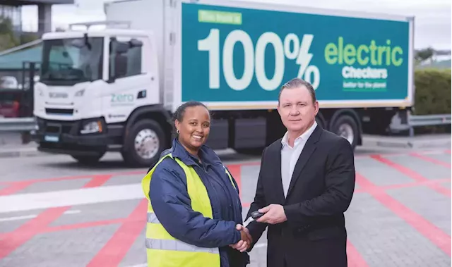 COMPANIES: Mitchells Plain female truck driver to take the wheel of Shoprite’s first glow-in-the-dark battery electric vehicle