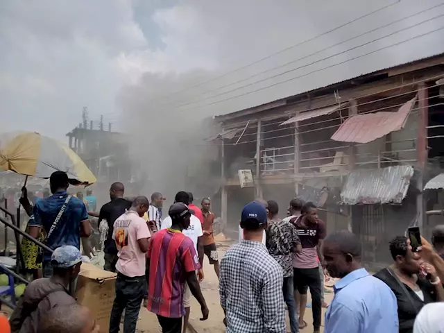 Shops, Goods Destroyed In Onitsha Market Fire