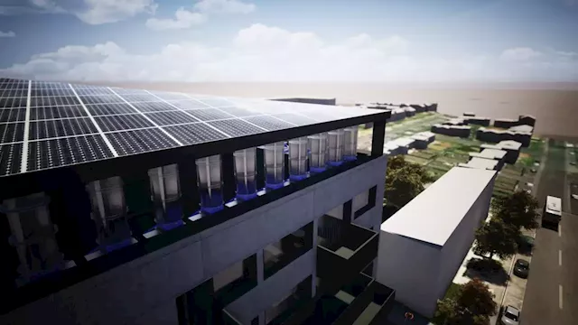 This company combines solar and wind power in one renewable energy generation system