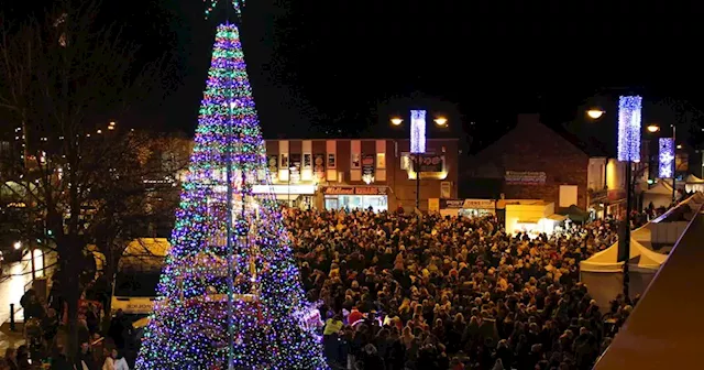 Town's Christmas market dates and lights switch on