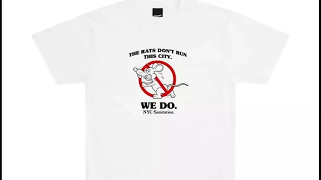 Clothing company partners with NYC to put viral anti-rat slogan on t-shirt