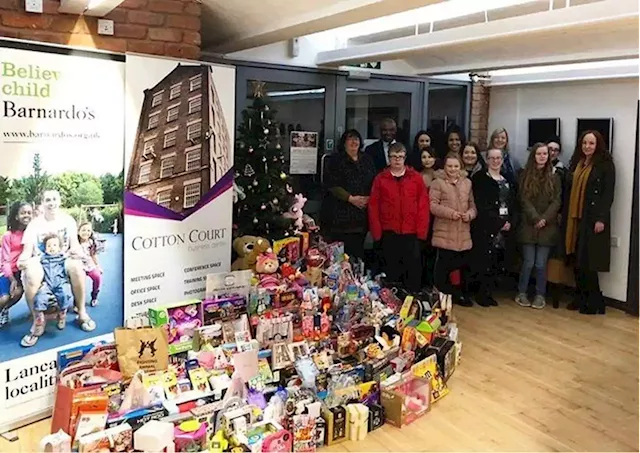 A decade of giving: A Preston business centre launches its 2022 Christmas gift aid appeal for Barnardo’s