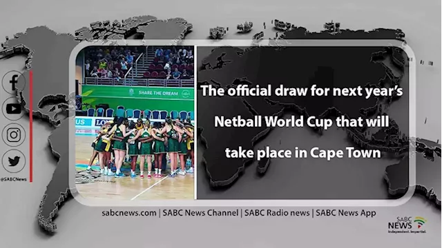 LIVE | East London hosts Netball World Cup 2023 Draw - SABC News - Breaking news, special reports, world, business, sport coverage of all South African current events. Africa's news leader.