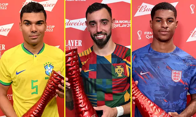 Man United players mean business as trio win MOTM awards at World Cup