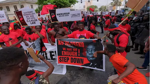 Ghanaian protesters demand president step down over economic crisis - SABC News - Breaking news, special reports, world, business, sport coverage of all South African current events. Africa's news leader.